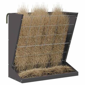 Heu Futterspender Schwarz 71 x 33 x 70 cm 5 kg