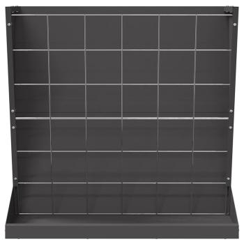 Heu Futterspender Schwarz 71 x 33 x 70 cm 5 kg