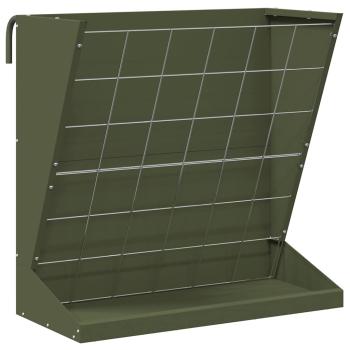 Heu Futterspender Olivgrün 71 x 33 x 70 cm 5 kg