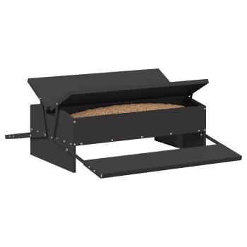 Hühnertretfeeder Schwarz 75 x 53 x 20,5 cm 10 kg