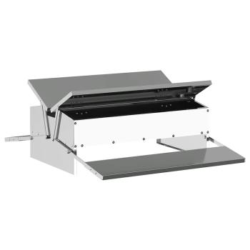 Hühnertretfeeder Silber 75 x 53 x 20,5 cm 10 kg