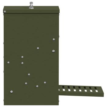 Hühnertretfeeder Olivgrün 25 x 42 x 40 cm 4 kg