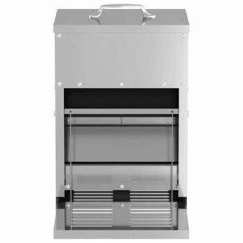 Hühnertretfeeder Silber 25 x 42 x 40 cm 4 kg Verzinkter Stahl
