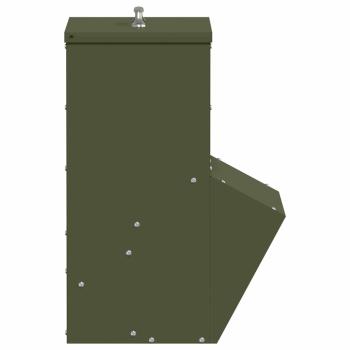 Hühnerfütterer Olive Grün 35 x 30,5 x 43,5 cm