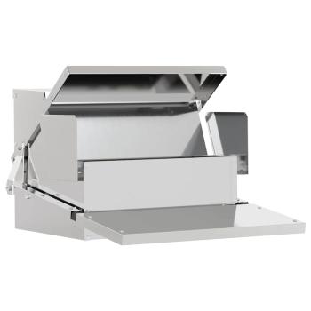 Hühnertretfeeder Silber 50 x 40 x 29 cm 2 kg Verzinkter Stahl