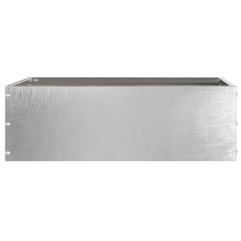 Rasenkante 6 stk. 40 x 40 x 13 cm Edelstahl Silber