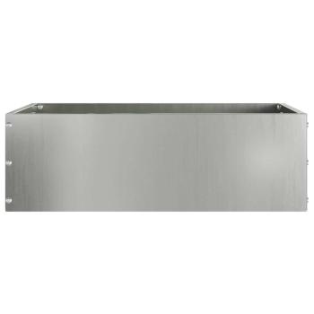 Raseneinfassung Silber 40 x 40 x 13 cm Verzinkter Stahl