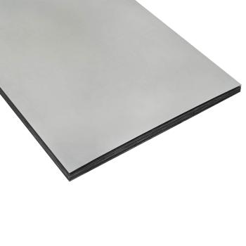 Rasenkante 50 x 50 x 13 cm Verzinkter Stahl Silber