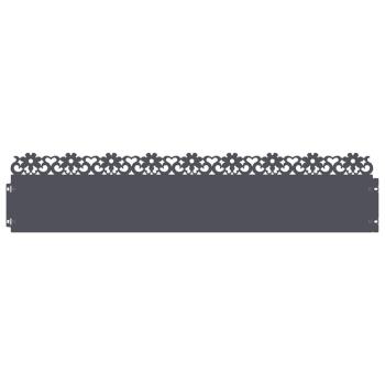 Rasenkanten 30 stk. 103 x 0,05 x 22 cm Stahl Anthrazit