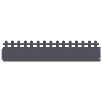 Rasenkanten 30 stk. 103 x 0,05 x 22 cm Stahl Anthrazit