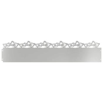 Rasenkanten 30 stk. 103 x 0,05 x 22 cm Verzinkter Stahl Silber