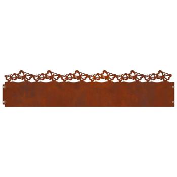 Rasenkanten 20 stk. 103 x 0,05 x 22 cm Wetterfeststahl