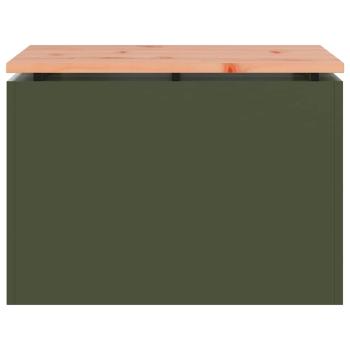 Gartenbank Olive Grün 60 x 40 x 43 cm