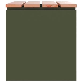 Gartenbank Olive Grün 60 x 40 x 43 cm