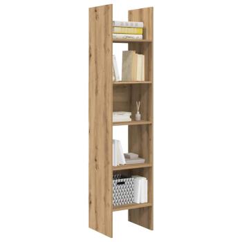 Bücherregal 5 Ebenen 40 x 35 x 180 cm Holzwerkstoff