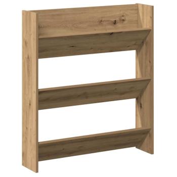 Schuhschrank 2 stk. 85 x 18 x 90 cm Holzwerkstoff Artisan-Eiche