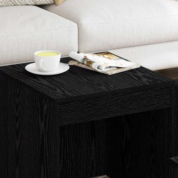 Couchtisch 3 stk. Schwarz Eichen-Optik 45 x 45 x 45 cm