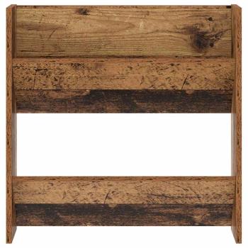 Schuhschrank 60 x 18 x 60 cm Holzwerkstoff Altholz