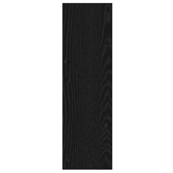 Schuhschrank 60 x 18 x 60 cm Holzwerkstoff Schwarz Eichen-Optik