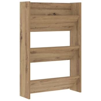 Schuhschrank 2 stk. 60 x 18 x 90 cm Holzwerkstoff Artisan-Eiche