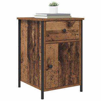 Nachttisch 2 stk. Altholz 40 x 42 x 60 cm Holzwerkstoff