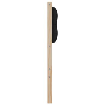 Kopfteil Sonstiges Braun und Schwarz 180 cm Massivholz Kiefer