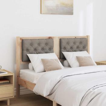 Kopfteil Sonstiges Braun und Taupe 120 cm Massivholz Kiefer