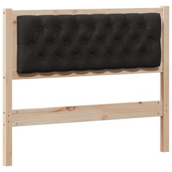 Kopfteil Sonstiges Braun und Schwarz 100 cm Massivholz Kiefer