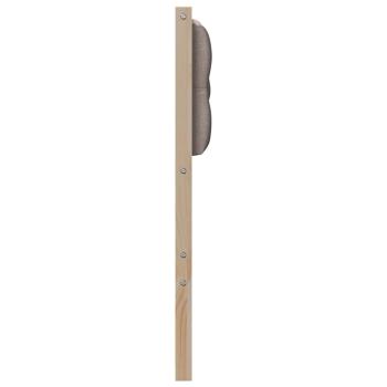 Kopfteil Sonstiges Braun und Taupe 100 cm Massivholz Kiefer