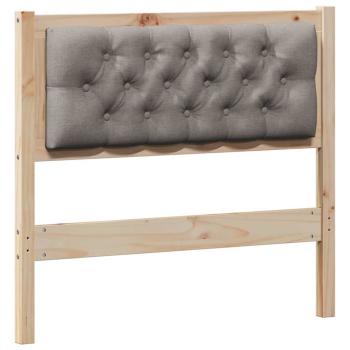 Kopfteil Sonstiges Braun und Taupe 90 cm Massivholz Kiefer