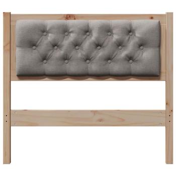 Kopfteil Sonstiges Braun und Taupe 90 cm Massivholz Kiefer