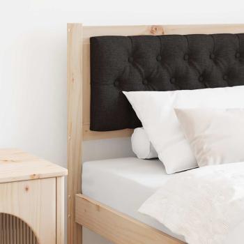 ARDEBO.de - Kopfteil Sonstiges Braun und Schwarz 80 cm Massivholz Kiefer