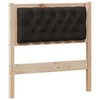 Kopfteil Sonstiges Braun und Schwarz 80 cm Massivholz Kiefer