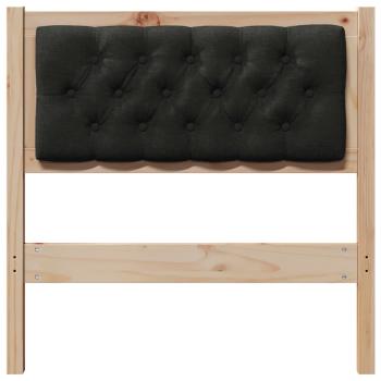Kopfteil Sonstiges Braun und Schwarz 75 cm Massivholz Kiefer