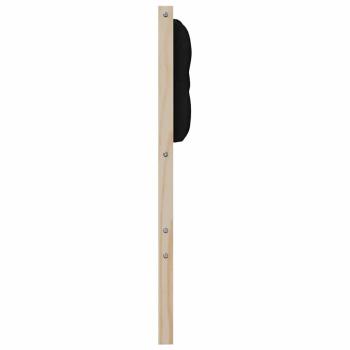 Kopfteil Sonstiges Braun und Schwarz 75 cm Massivholz Kiefer