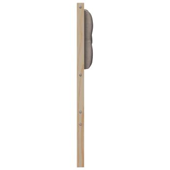 Kopfteil Sonstiges Braun und Taupe 75 cm Massivholz Kiefer