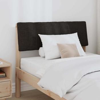 Gepolstertes Kopfteil Schwarz 90 cm Massives Kiefernholz