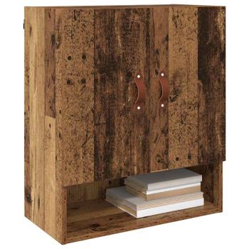 Wandschrank 60 x 31 x 70 cm Holzwerkstoff Altholz