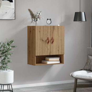 Wandschrank 60 x 31 x 70 cm Holzwerkstoff Artisan-Eiche