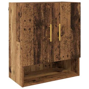 Wandschrank 60 x 31 x 70 cm Holzwerkstoff Altholz