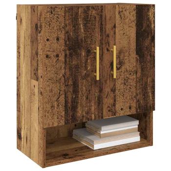 Wandschrank 60 x 31 x 70 cm Holzwerkstoff Altholz