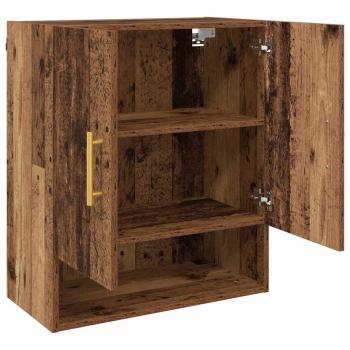 Wandschrank 60 x 31 x 70 cm Holzwerkstoff Altholz