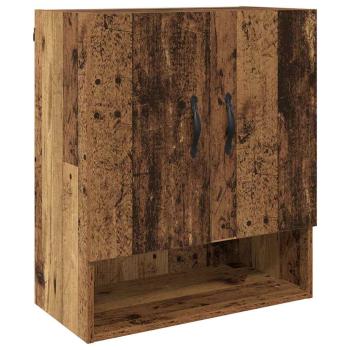 Wandschrank 60 x 31 x 70 cm Holzwerkstoff Altholz