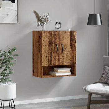 Wandschrank 60 x 31 x 70 cm Holzwerkstoff Altholz