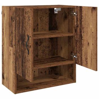 Wandschrank 60 x 31 x 70 cm Holzwerkstoff Altholz