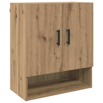 Wandschrank 60 x 31 x 70 cm Holzwerkstoff Artisan-Eiche