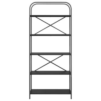 Bücherregal 5 Ebenen 80 x 30 x 183 cm Holzwerkstoff