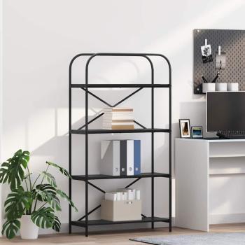 ARDEBO.de - Bücherregal 4 Ebenen 80 x 30 x 146 cm Holzwerkstoff