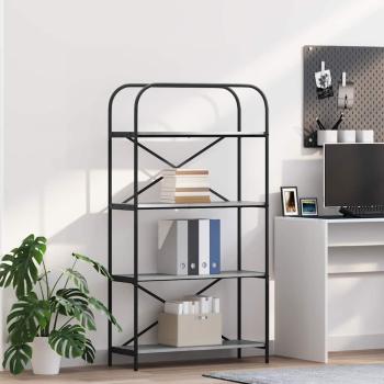 ARDEBO.de - Bücherregal 4 Ebenen 80 x 30 x 146 cm Holzwerkstoff