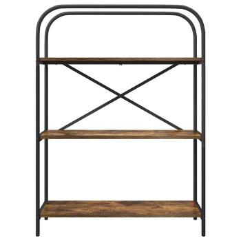 Bücherregal 3 Ebenen 80 x 30 x 109 cm Holzwerkstoff